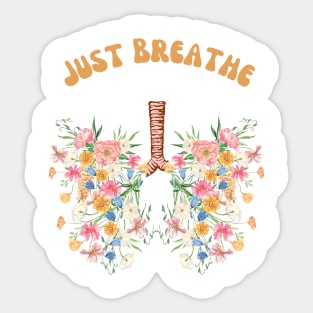 Just Breathe Sticker